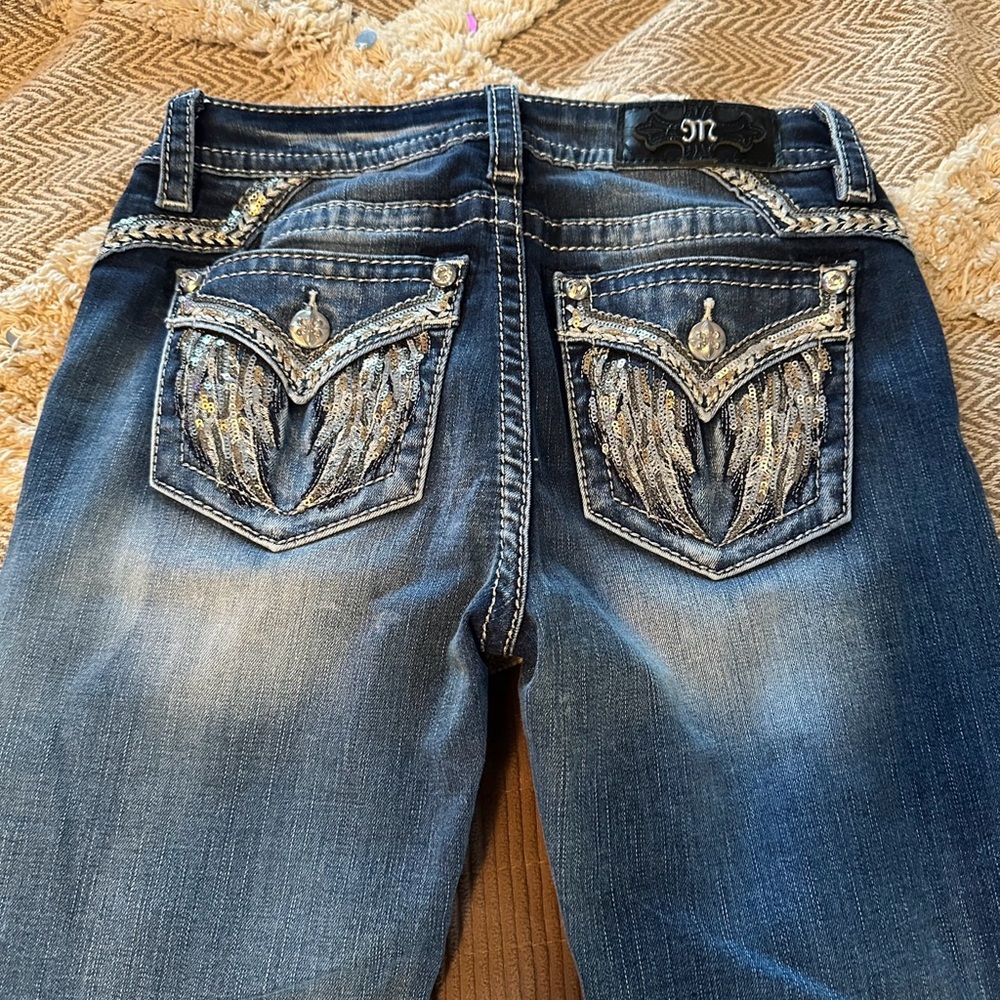 Miss Me Chloe midrise boot cut 26/34 jeans